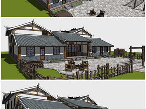 新中式度假別墅 四合院韻味與現代設計的完美融合